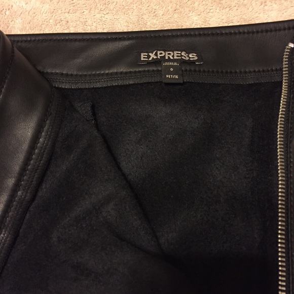 NWOT Faux Leather Skirt - Picture 4 of 8